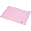 Panta Plast zárható tasak A4 PP zippes pasztell rózsaszín