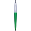 Pax golyóstoll élénk zöld, fém+műanyag, nyomógombos papírdobozban 0,8 mm kék írásszín