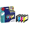 Pelikan Brother LC1000 Multipack Black Cyan Magenta Yellow tintapatron 1x19ml + 3x11mll 361400 Gr. 1035