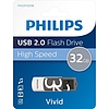 Pendrive 32GB Philips Vivid USB 2.0 füst kihajtós FM32FD05B