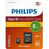 Philips Micro SDHC Card 8GB Class 10 UHS-I U1 incl (PH669036)