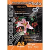 Pixeljet A3 Premium fényes inkjet fotópapír 195gr. 25 ív