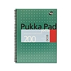 Pukka Pad Metallic Jotta spirálfüzet A4+ 100 lapos kockás keményfedeles