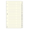 Saturnus telefonregiszter betétlap 95 × 171 mm chamois M315