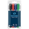 Schneider Maxx 290 tábla- és flipchart marker készlet 2-3 mm kerek hegy 4 db-os készlet utántölthető