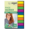 Sigel Micro jelölőcímke 6x50 mm vegyes szín 10x40 lap műanyag