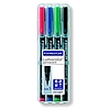 Staedtler Lumocolor OHP 313S alkoholos rostirón tűhegy 0,4mm 4db-os készlet