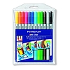 Staedtler Noris Club filctoll kétvégű, kimosható 1-3mm 12 db-os készlet