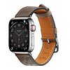 Szíj Bőr Bőr szíj Apple Watch Ultra, SE, 8, 7, 6, 5, 4, 3, 2, 1 (49, 45, 44, 42 mm) karkötőhöz, sötétbarna
