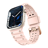 Szíj Háromszoros védőszíj Apple Watch SE-hez, 8, 7, 6, 5, 4, 3, 2, 1 (41, 40, 38 mm) karkötő karkötő rózsaszín