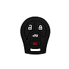 Techsuit - autókulcstartó (1016.10) - Nissan Sentra, Rogue, Versa, március - fekete (KF237014)