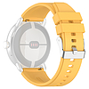 Techsuit - óraszíj 20 mm (W026) - Pixel Watch, Samsung Galaxy Watch 4/5, Huawei Watch GT 3 (42 mm)/GT 3 Pro (43 mm) - sárga (KF2311511)
