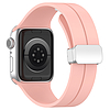 Techsuit - Óraszíj (W011) - Apple Watch 1/2/3/4/5/6/7/8/SE/SE 2 (38/40/41mm) - Rózsaszín (KF2313759)