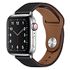 Techsuit - Óraszíj (W033) FÉRFI - Apple Watch 1/2/3/4/5/6/7/8/SE/SE 2 (38/40/41mm) - Fekete (KF239822)