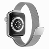 Techsuit - Óraszíj (W034) - Apple Watch 1/2/3/4/5/6/7/8/SE/SE 2 (38/40/41mm) - Ezüst (KF239496)