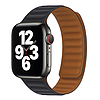 Techsuit - Óraszíj (W035) - Apple Watch 1/2/3/4/5/6/7/8/SE/SE 2 (38/40/41mm) - Fekete (KF239478)