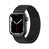 Techsuit - Óraszíj (W037) - Apple Watch 1/2/3/4/5/6/7/8/SE/SE 2 (38/40/41mm) - Fekete (KF2310828)