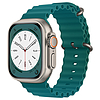 Techsuit - Óraszíj (W038) - Apple Watch 1/2/3/4/5/6/7/8/SE/SE 2 (38/40/41mm) - Irodazöld (KF2310826)
