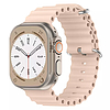 Techsuit - Óraszíj (W038) - Apple Watch 1/2/3/4/5/6/7/8/SE/SE 2 (38/40/41mm) - Rózsaszín (KF2310816)
