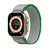Techsuit - Óraszíj (W039) - Apple Watch 1/2/3/4/5/6/7/8/SE/SE 2/Ultra (42/44/45/49mm) - Zöld / Zöld (KF2313129)
