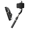 Techsuit - Selfie Stick (Q08D) - Stabilizátor állvány, Twins Light, Bluetooth távirányító, 75 cm - Fekete (KF2313356)