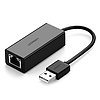 UGREEN CR110 USB-RJ45 hálózati adapter, fekete (20254B)