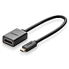 Ugreen kábel adapter HDMI kábel adapter - micro HDMI 19 tűs 20 cm fekete (20134)