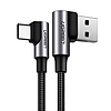 Ugreen sarokkábel USB-kábel - USB Type C Quick Charge 3.0 QC3.0 3 A 0,5 m hosszú (US176 20855)