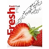 UNIPAP Fresh Fruit füzet A4 96 lapos sima, mintás borító