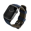 UNIQ Linus Apple Watch Series 4/5/6/7/8/SE/SE2/Ultra szíj 42/44/45mm. Airosoft Szilikon kék/tengeri kék