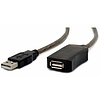USB 2.0 A-A aktiv hosszabító kábel 10fm + erősítő CU823-10.0