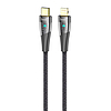 USB-C-villámkábel Budi 20W 1,5 m, fekete (217TL)