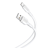 USB-kábel USB-C XO NB212 2.1A 1m, fehér (045817)