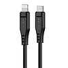 USB MFI kábel Acefast C3-01, USB-C do Lightning, 30 W, 1,2 m, fekete (C3-01 black)