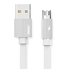 USB Micro Remax Kerolla kábel, 1m, fehér (RC-094m 1M White)