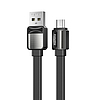 USB Micro Remax Platinum Pro kábel, 1m, fekete (RC-154m black)