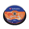 Verbatim AZO DVD-R 4,7GB 16x henger 10db