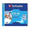 Verbatim CD-R 700MB 80min 52x nyomtatható, CD tok