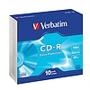 Verbatim DataLifePlus-AZO CD-R 700MB 80min 52x Crystal bevonat slim tok 10db