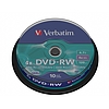 Verbatim DVD-RW újraírható SERL  4,7 GB 4x henger 10db 43552