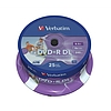 Verbatim DVD+R 8,5GB 8x kétrétegű szélesen nyomtatható matt henger 25db