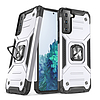 Wozinsky Ring Armor Tough Hybrid Case Cover + Mágneses rögzítés Samsung Galaxy S22 + (S22 Plus) ezüsthöz