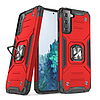 Wozinsky Ring Armor Tough Hybrid Case Cover + Mágneses rögzítés Samsung Galaxy S22 + (S22 Plus) Red telefonhoz