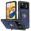 Wozinsky Ring Armor Tough Hybrid Case Cover + Magnetic Mount Mi Poco M4 Pro 5G / Redmi Note 11 5G (Kína) / Redmi Note 11T 5G / Redmi Note 11S 5G kék