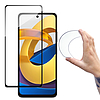 Wozinsky teljes fedésű Flexi nanoüveg fólia edzett üveg kerettel Xiaomi Poco M4 Pro 5G átlátszó